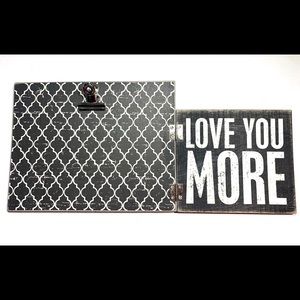LOVE YOU MORE holds picture